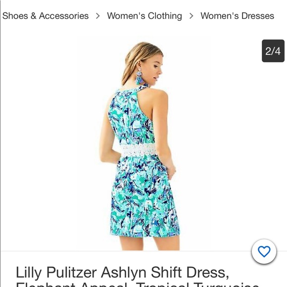 Lily Pulitzer Aislyn shift dress elephant appeal - Picture 3 of 13